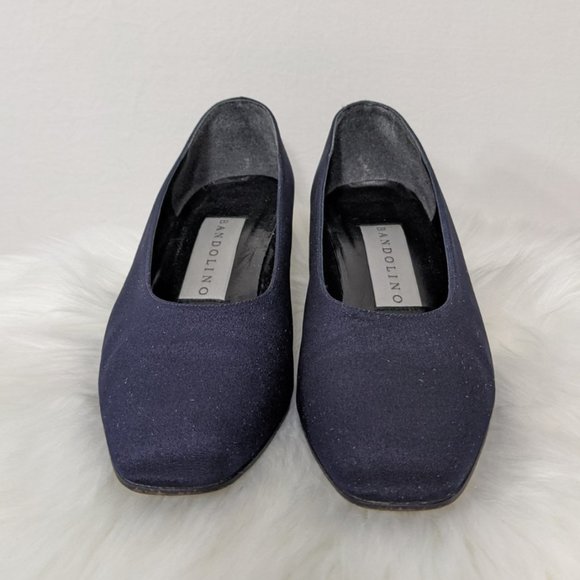 BOGO 1/2 Off Bandolino Black Wedge Heels - Picture 2 of 6